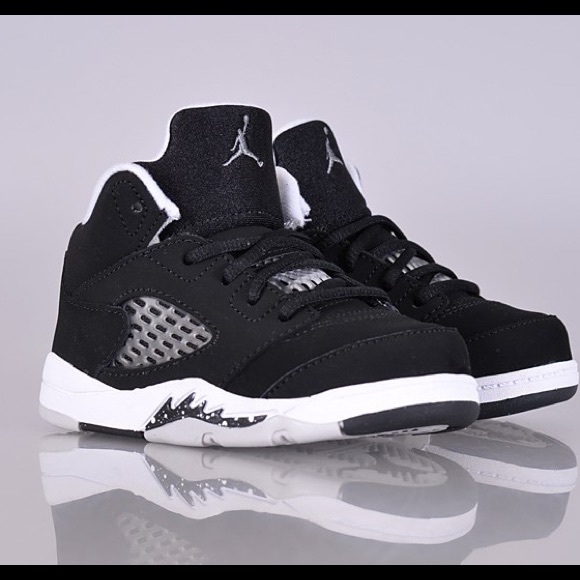 jordan retro 5 toddler black